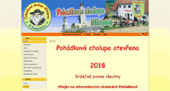 Desktop Screenshot of pohadkovasumava.cz